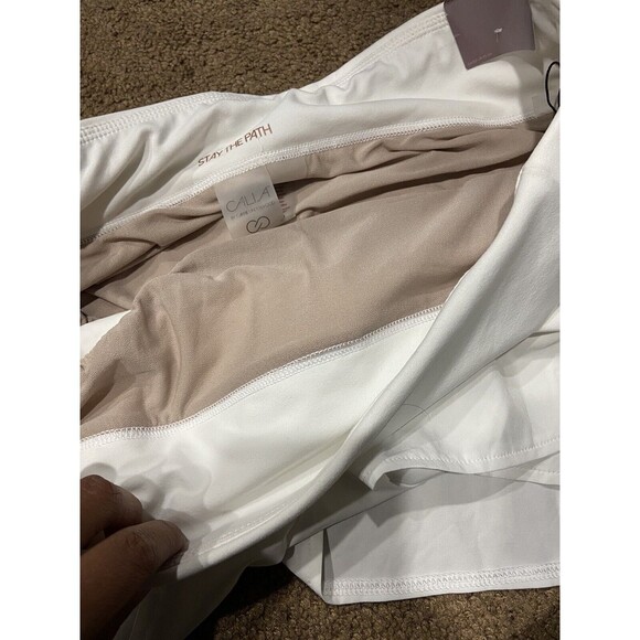 NWT CALIA by Carrie Underwood White Swift Performance Shorts 3” Size XL - Picture 3 of 3